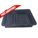 Black Food Tray 500 ML for Resturant & Sweet Shop 1000 pcs